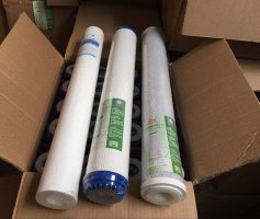 UDF顆?；钚蕴繛V芯 燒結(jié)碳顆粒碳家用過濾器純水機(jī)通用濾芯